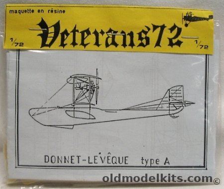 Veternas72 1/72 Donnet-Leveque Type A plastic model kit